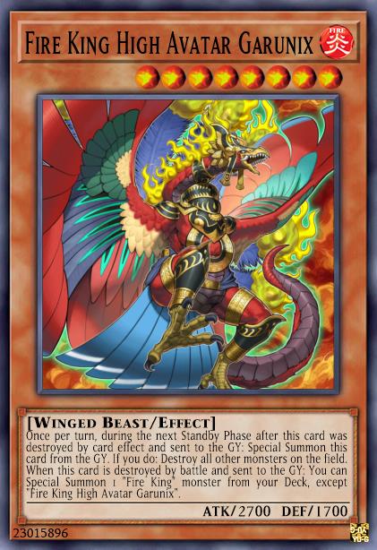 Yu-Gi-Oh! Wiki - Fire King High Avatar Garunix