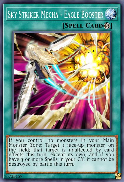 Yu-Gi-Oh! Wiki - Sky Striker Mecha - Eagle Booster