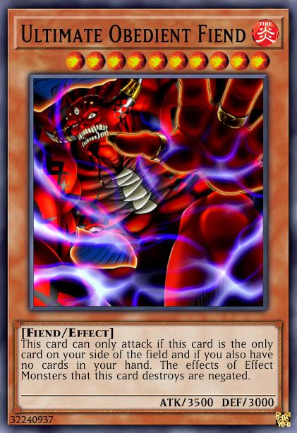 Yu-Gi-Oh! Wiki - Ultimate Obedient Fiend