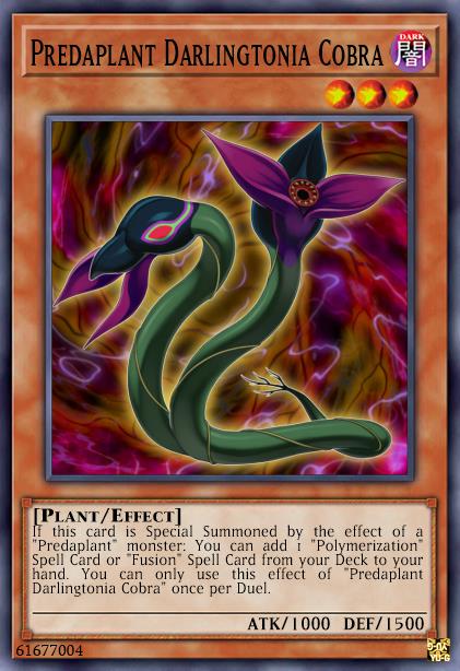 Predaplant Darlingtonia Cobra - Yu-Gi-Oh! Card - Dueling Nexus