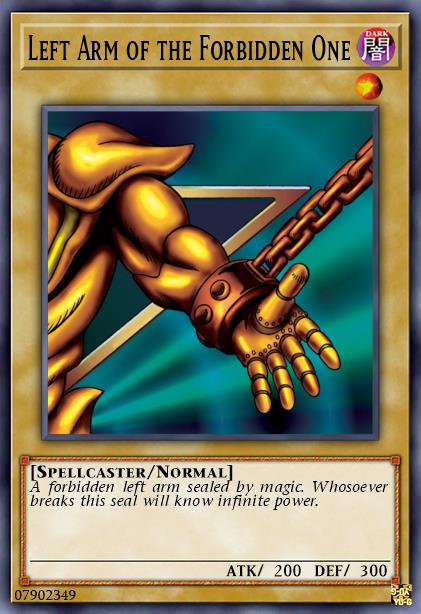 Yu-Gi-Oh! Wiki - Left Arm of the Forbidden One