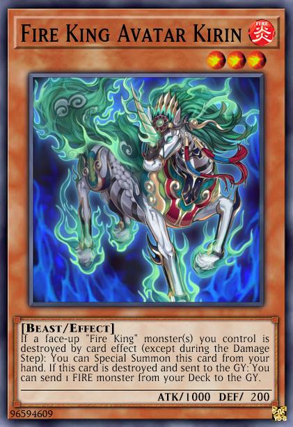 YuGiOh Lord of the Tachyon Galaxy Common Fire King Avatar Garunix  LTGY-EN034 