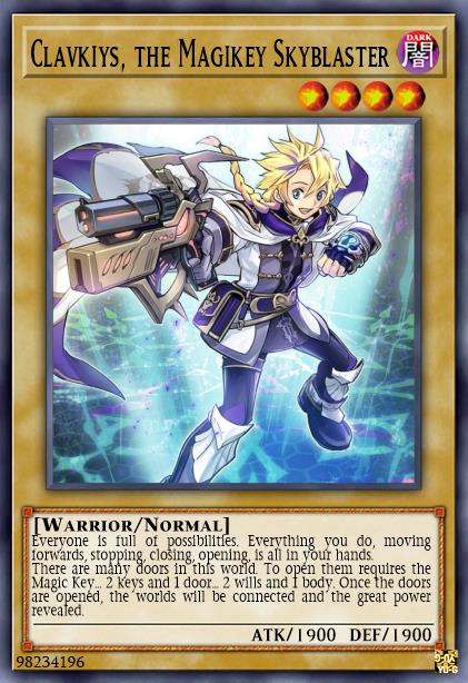 Yu-Gi-Oh! Wiki - Clavkiys, the Magikey Skyblaster